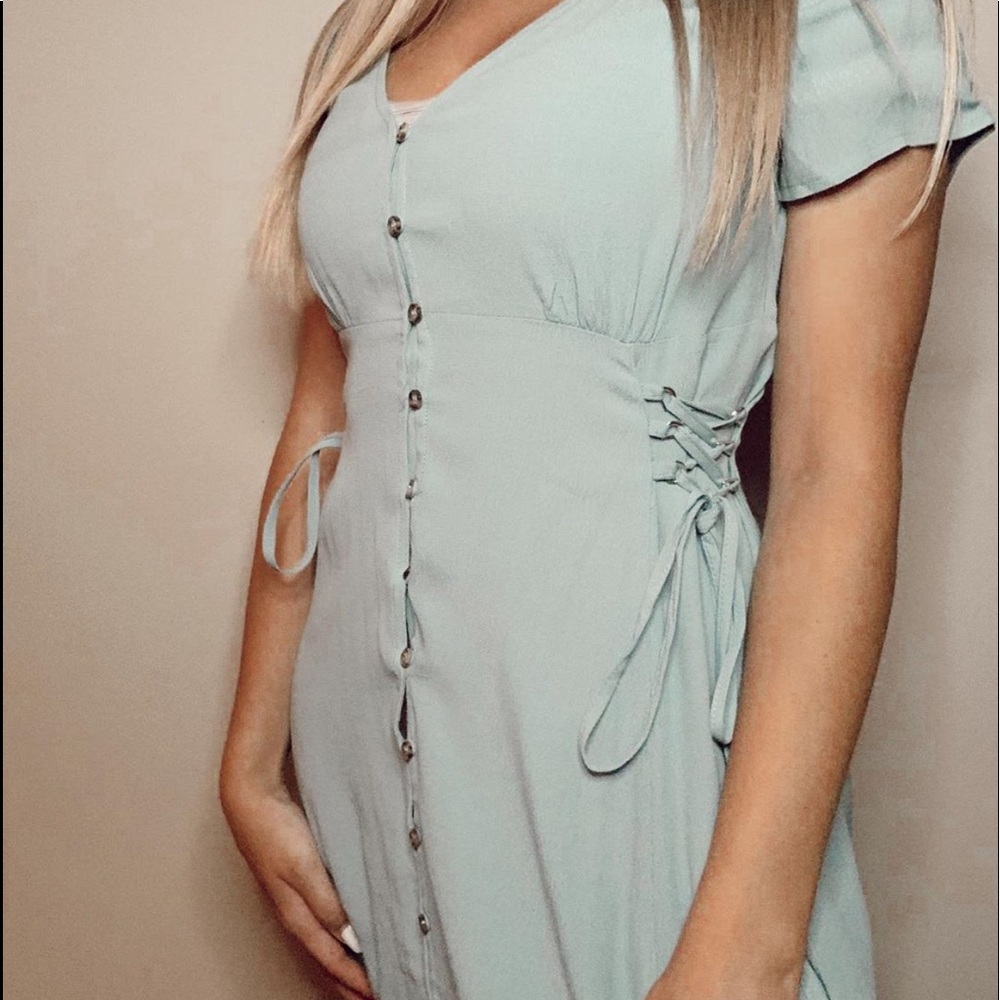 Button down dress